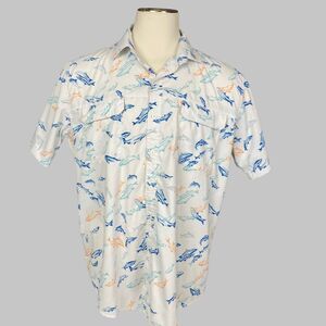IZOD Saltwater Performance XL Fish Fishing Shirt